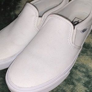 White vans size 7.5